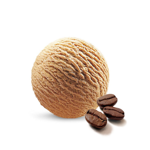 pallina di gelato gusto caffé