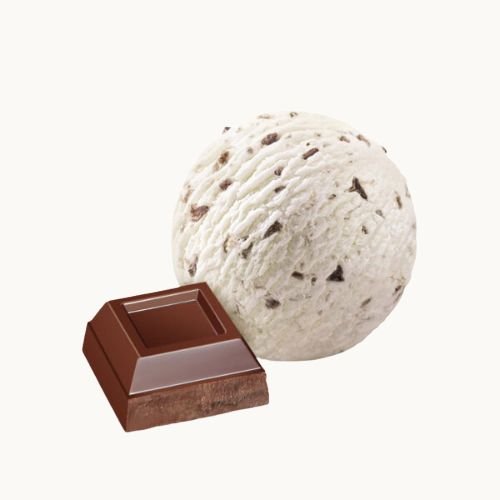 pallina di gelato gusto stracciatella di gusto gelaterie di roma
