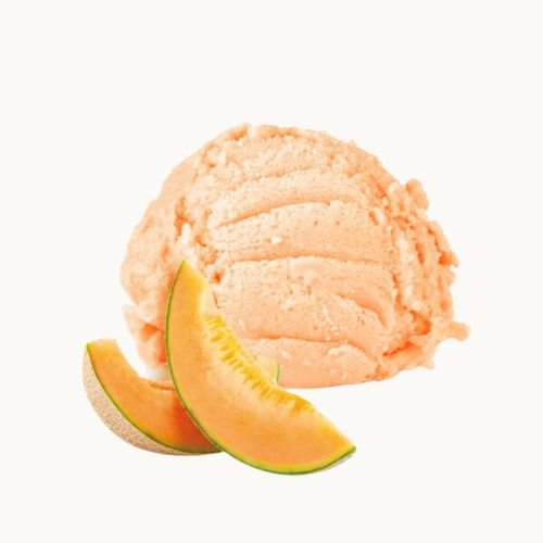 pallina di gelato gusto melone di gusto gelaterie di roma